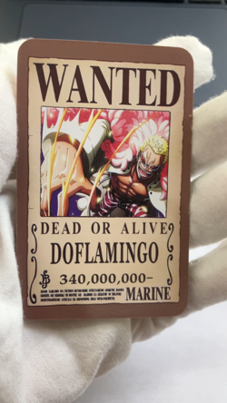 Doflamingo One Piece Wanted Set ACG Holo Anime Card Dead or Alive - Image 2