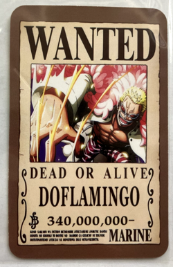 Doflamingo One Piece Wanted Set ACG Holo Anime Card Dead or Alive - Image 4
