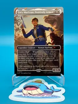 MTG Secret Lair - Fallout - Lucy MacLean, Positively Armed - 2447 Non-Foil - NM - Image 1