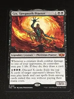 MTG Commander: Tarkir: Dragonstorm Gix, Yawgmoth Praetor 0181 Mythic - Image 1