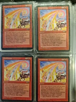 Wizards of the Coast MTG Pyrokinesis Ice Age 214 English Red Instant x4 - Image 1