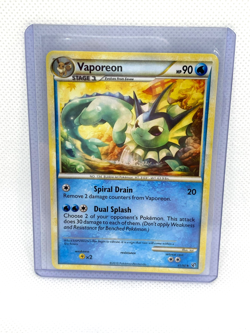 Vaporeon Undaunted 41/90 Pokemon Trading Card - Image 1