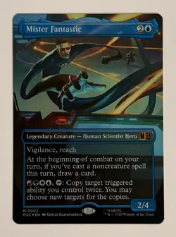 Mister Fantastic (Borderless) M 2 Foil NM Marvel Super Heroes MTG M-05 - Image 1