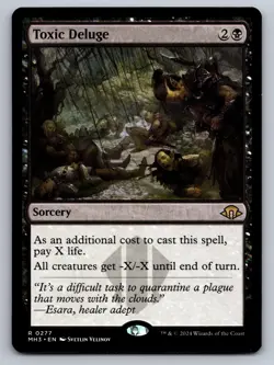 Toxic Deluge 277 Rare Modern Horizons 3 MTG Near Mint - Image 1