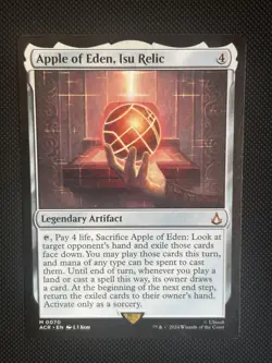 Apple of Eden, Isu Relic 70 Universes Beyond: Assassin's Creed MTG NM - Image 1