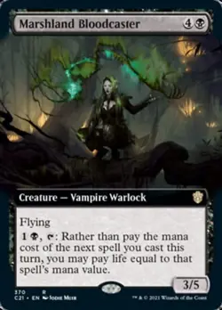 Marshland Bloodcaster (Extended Art) [Commander 2021] Near Mint - Image 1