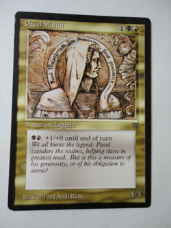 Pavel Maliki Legends LP Lightly Played English MTG Magic the Gathering - Image 1