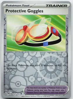 Protective Goggles 164/165 Uncommon 151 Pokemon Reverse Holo Near Mint - Image 1
