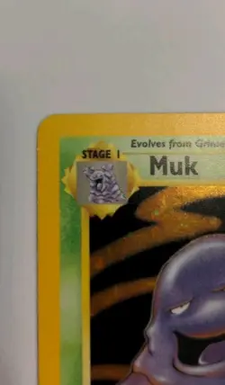 Muk 13/62 Holo Rare Fossil Set Pokemon Card Vintage 1999 WOTC 4 - Image 2