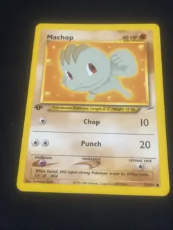 Pokemon TCG Machop 73/105 Neo Destiny 1st Edition - Image 1