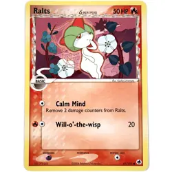 Pokemon TCG Ralts 61/101 Non-Holo Delta EX Dragon Frontiers NM Near Mint - Image 2