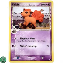 Pokemon TCG Vulpix 70/101 Delta Non-Holo EX Dragon Frontiers NM Near Mint - Image 1