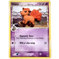 Pokemon TCG Vulpix 70/101 Delta Non-Holo EX Dragon Frontiers NM Near Mint - Image 2