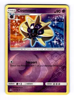 Cosmoem SM - Ultra Prism #61 (2018) Uncommon Reverse Holo NM Pokemon - Image 1