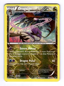 Dragalge XY - BREAKpoint #86 (2016) Reverse Holo NM Pokemon - Image 1