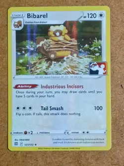 Bibarel (Cosmos Holo) 121/172 Holo Rare Prize Pack Series Cards Pokemon NM - Image 1