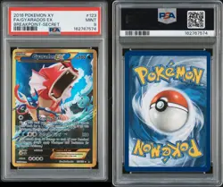 2016 Pokemon Gyarados EX #123 BREAKpoint Full Art Secret Rare PSA 9 MINT - Image 3