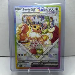 Pokemon TCG Eevee EX 174 Prismatic Evolutions Black Star Promo Card - Image 1