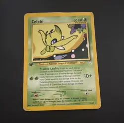Pokemon Celebi 16/64 Neo Revelation Rare Unlimited Card (2000) - Image 1