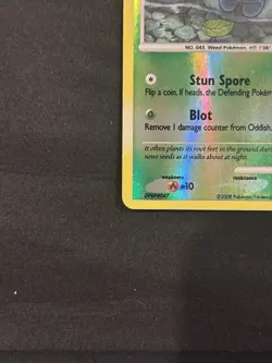 Pokemon TCG Oddish 111/146 Legends Awakened Reverse Holo English HP 40 - Image 2