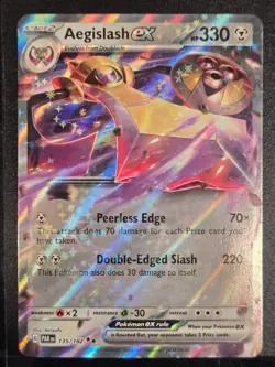 Aegislash ex #135 Pokemon Paradox Rift - Image 1