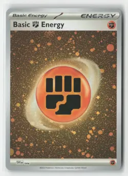 Basic Fighting Energy (Cosmos Holo) 006 SVE: Scarlet & Violet Energies LP - Image 1