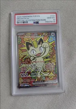 PSA 10 2026 Pokemon Meowth ex SIR Perfect Order 121/088 English - Image 1