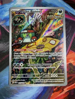 Brute Bonnet 207/182 SV04 Paradox Rift Holo Eng 2023 Pokemon Illustration Rare - Image 1