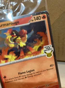 Pokemon Armarouge PBL 012/084 30th Stamp - Favorite Best Buy Promo SEALED - Image 3