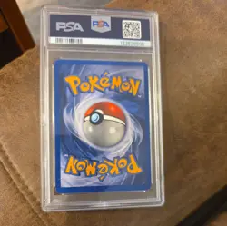 1999 Pokemon Poliwrath Base Set Holo #13 PSA 5 - Image 2