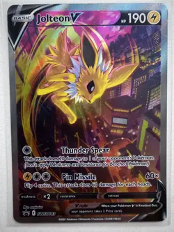 Pokemon Jolteon V SWSH183 Black Star Promo Premium Collection English NM/Mint - Image 1