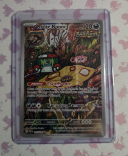 Pokemon Brute Bonnet 207/182 Sv04: Paradox Rift Illustration Rare Holo NM/M - Image 1