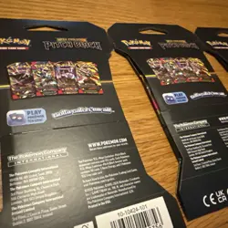 Lot of 3) Pokemon Pitch Black Factory Sealed Sleeved Booster Packs - Image 4