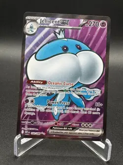 Jellicent ex 160/086 Holo Ultra Rare White Flare Pokemon NM - Image 1