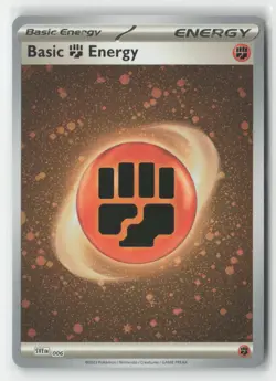 Basic Fighting Energy (Cosmos Holo) 006 SVE: Scarlet & Violet Energies LP - Image 1