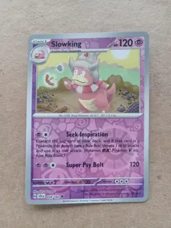 Slowking 58/142 Uncommon Stellar Crown Pokemon Reverse Holo Moderately Played - Image 1