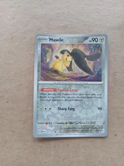 Mawile 143/197 Uncommon Obsidian Flames Pokemon Reverse Holo Lightly Played - Image 1