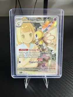 Lillie's Ribombee 164/159 Sv09 Journey Together IR Holo Eng Full Art - Image 1