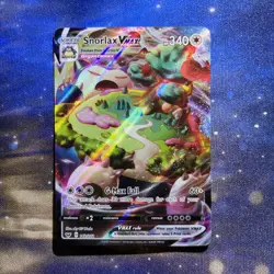 Pokemon TCG Snorlax VMAX 142/202 Sword & Shield Base Set - NM - Image 1