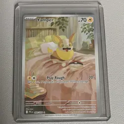 Pokemon TCG Yamper 099/094 Me02: Phantasmal Flames IR Holo 70 HP English - Image 1