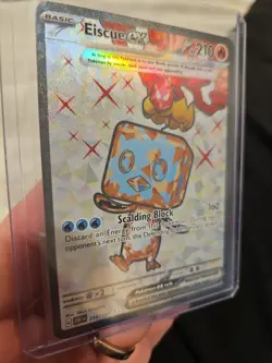 Eiscue ex 210/197 Obsidian Flames Full Art Ultra Rare Holo Pokemon TCG - Image 2