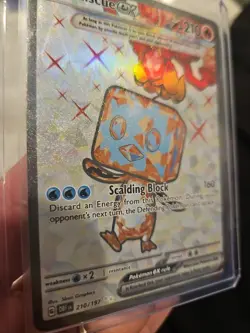 Eiscue ex 210/197 Obsidian Flames Full Art Ultra Rare Holo Pokemon TCG - Image 3