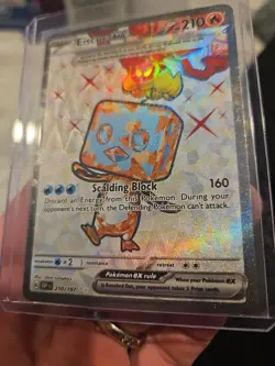 Eiscue ex 210/197 Obsidian Flames Full Art Ultra Rare Holo Pokemon TCG - Image 5