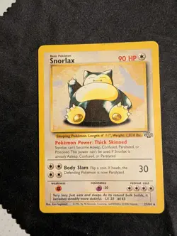 Pokemon TCG Snorlax Jungle Card 27/64 Non Holo LP/MP - Image 1