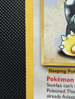 Pokemon TCG Snorlax Jungle Card 27/64 Regular Vintage MP - Image 2