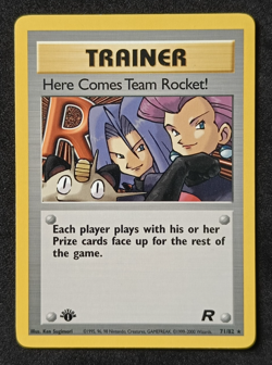 Pokemon TCG Here Comes Team Rocket! 71/82 - 1st Edition Team Rocket Rare Card NM - Image 1