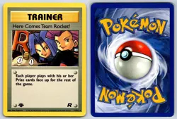 Here Comes Team Rocket! (1st Edition) Team Rocket 71/82 Pokemon Card NM - Image 3