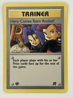 Pokemon TCG Here Comes Team Rocket! 71/82 Rare Card Non Holo 1st Edition - Image 1