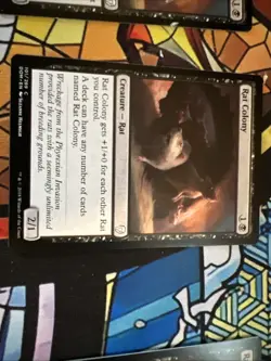 MTG Dominaria Rat Colony Card NM-Mint Condition English - Image 3