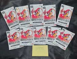 Round 1 One Piece Card Game Promotional Pack - English ALL 10 packs IN HAND - Image 1